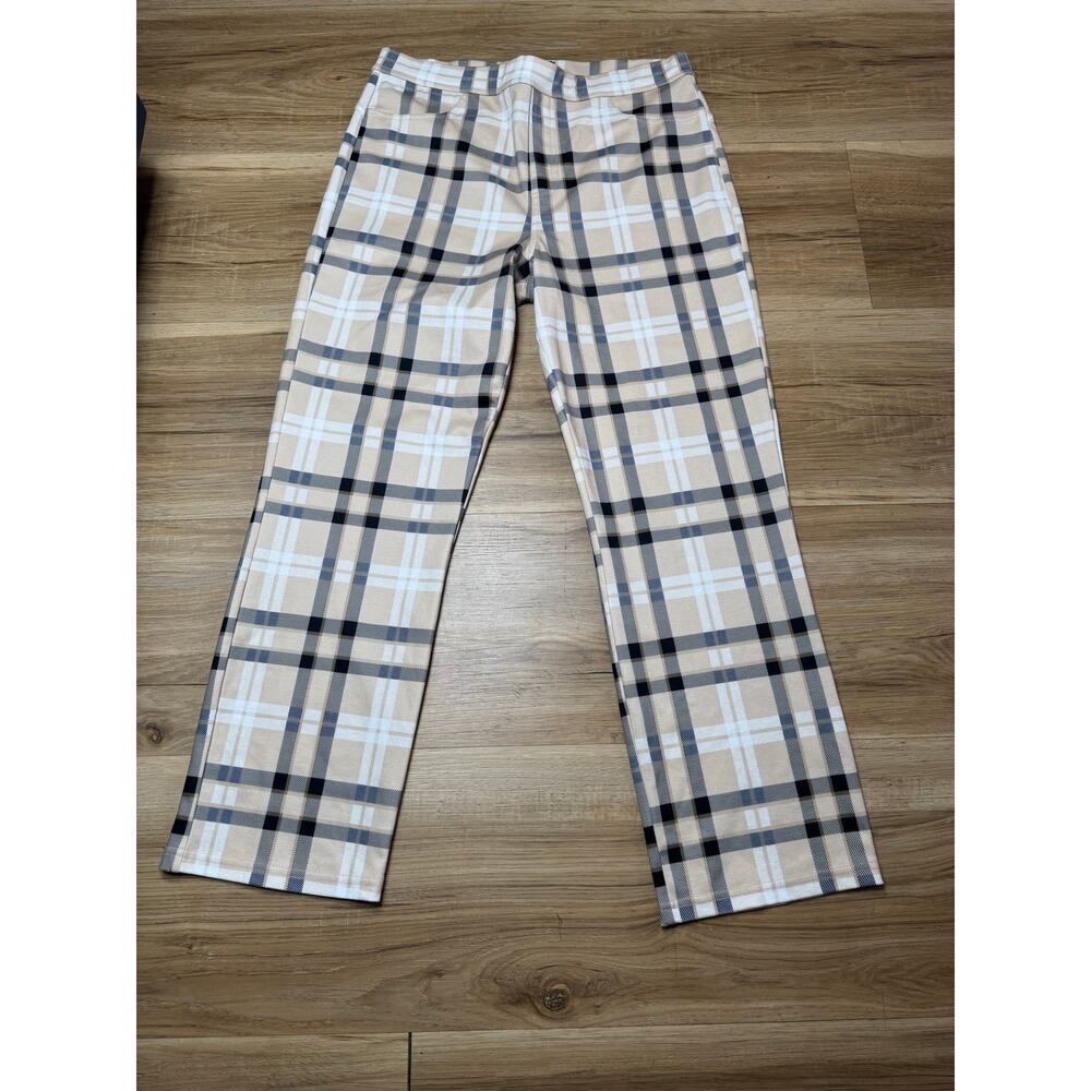 Sanctuary Women’s Plaid Casual Pants – Size L